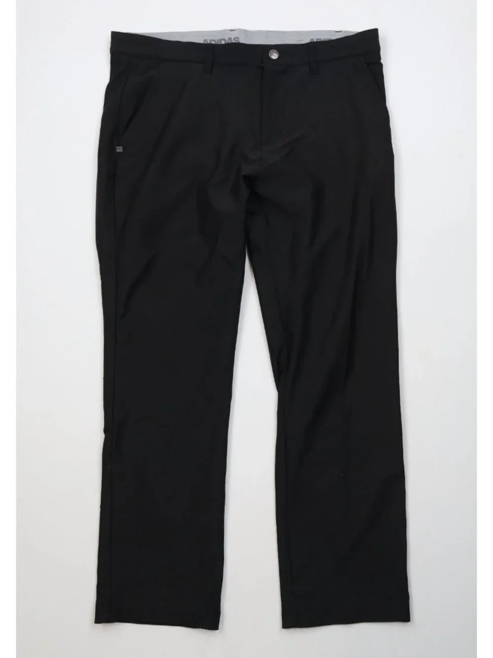 Vintage Y2K Adidas Golf Mens 34x30 Sun Faded Stretch Tech Knit Chino Pants Black